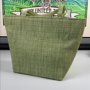 Orvis small tote, purse, green